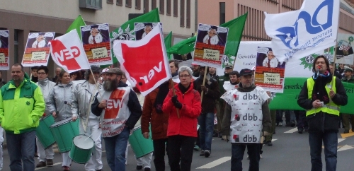Demonstrationszug 2009 in Potsdam Foto
