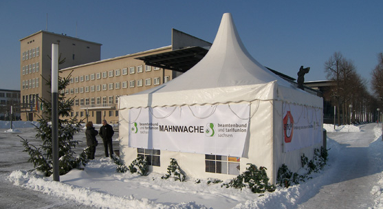 Sachsen: Mahnwache